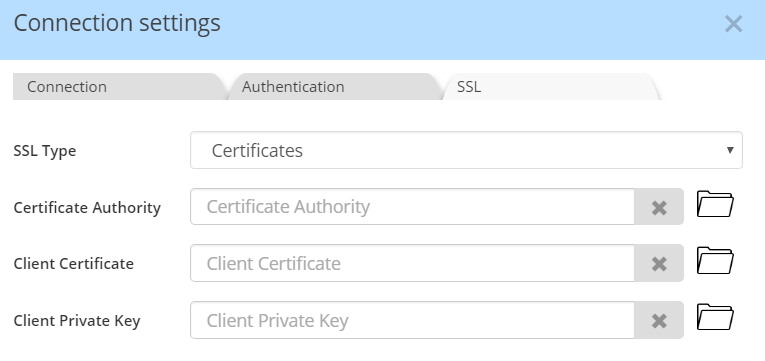 ScyllaDB Connection Settings - LDAP Certific