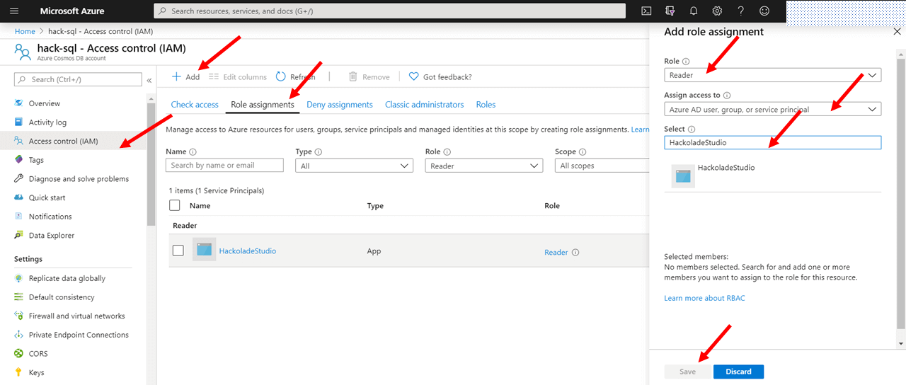 Synapse- Azure IAM role assignment