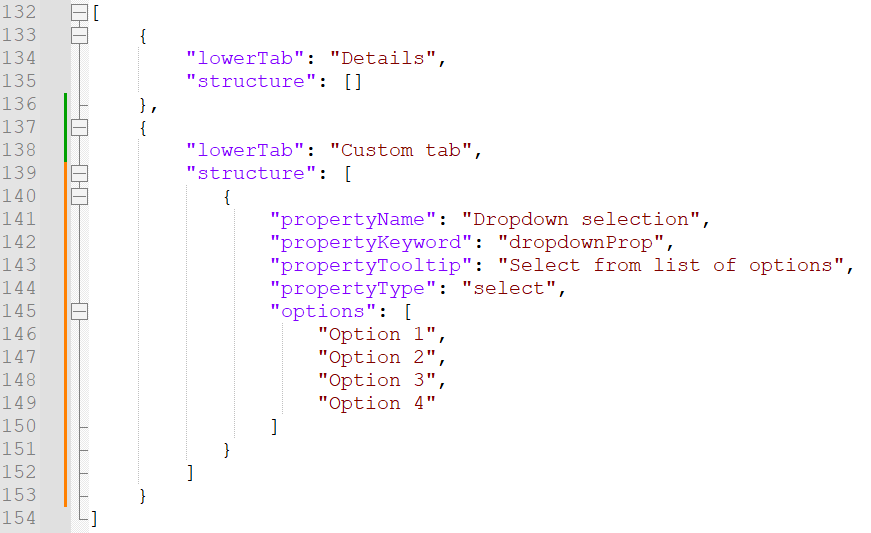 Custom properties - custom tab custom control