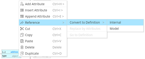 Definitions - convert reference to def