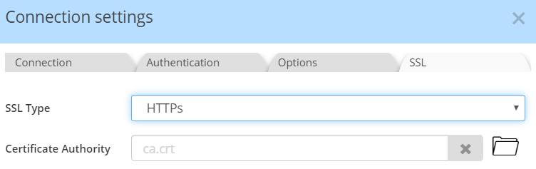 Hive connection settings SSL-HTTPs