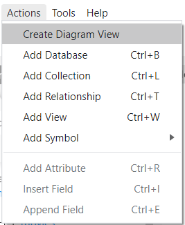 Menu Actions