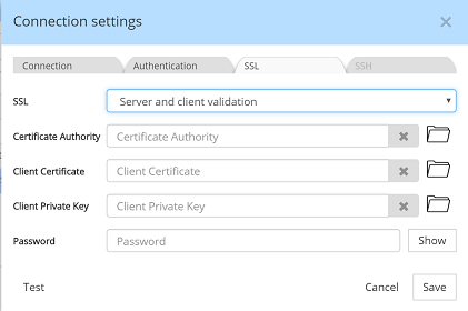 MongoDB connection SSL