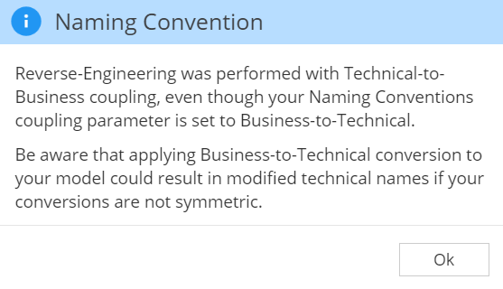 Naming Conventions - RE warning