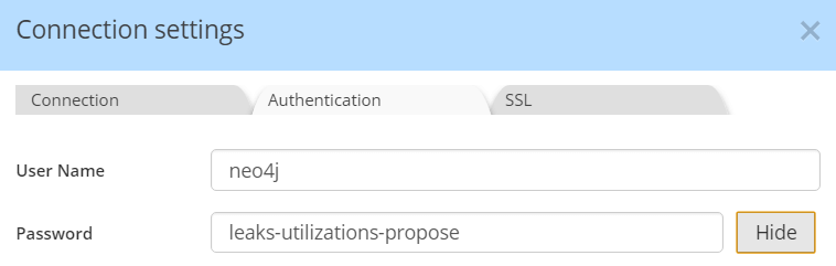 Neo4j - Connections setting authentication