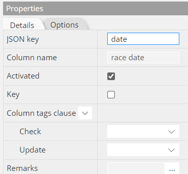 Oracle duality view field properties