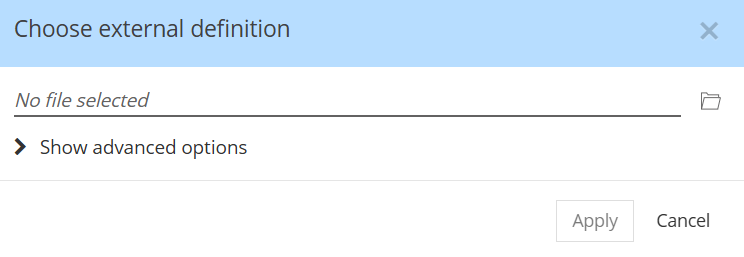 Remote refs simplified dialog