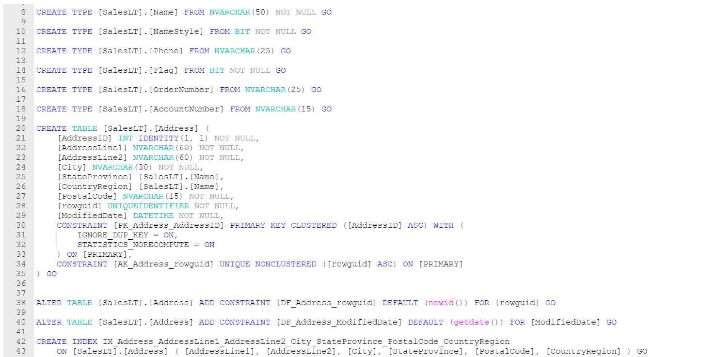 SQL Server DDL Forward-Engineering