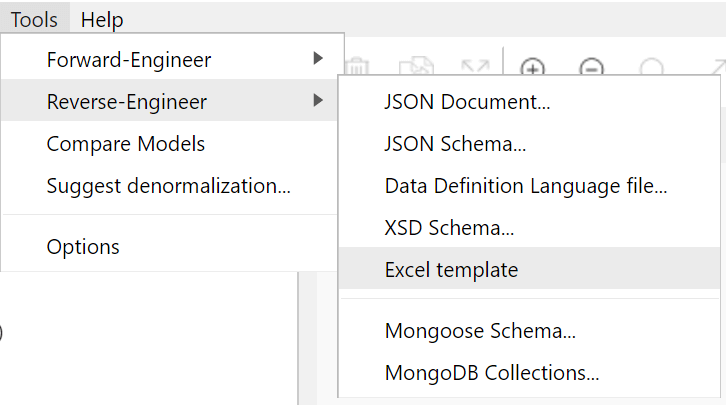 Tools - Reverse-Engineer - Excel Template