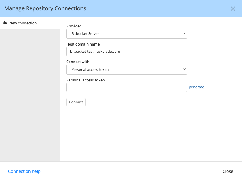 Workgroup - manage hub connections - Bitbucke