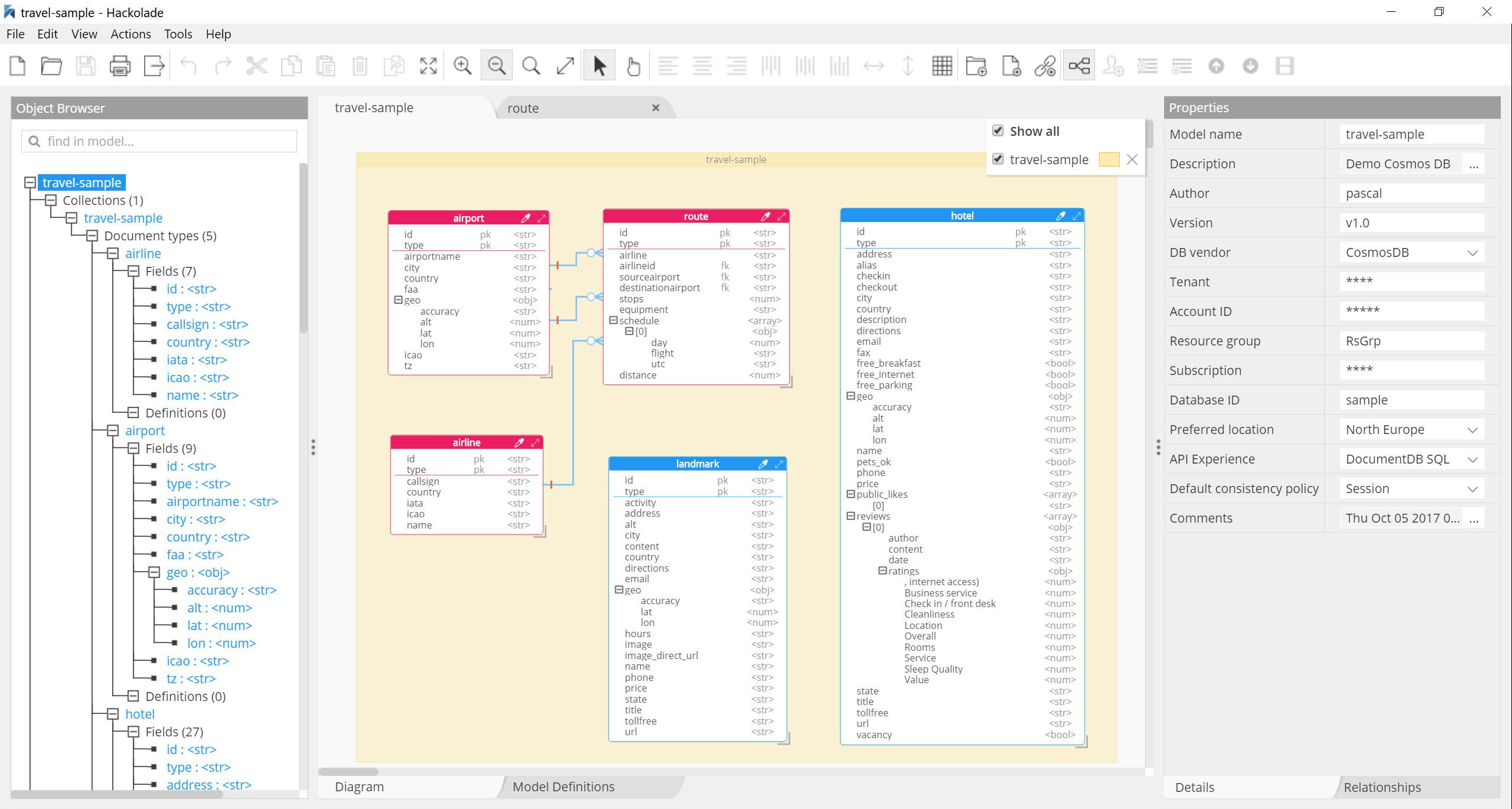 Azure Cosmos DB data modeling